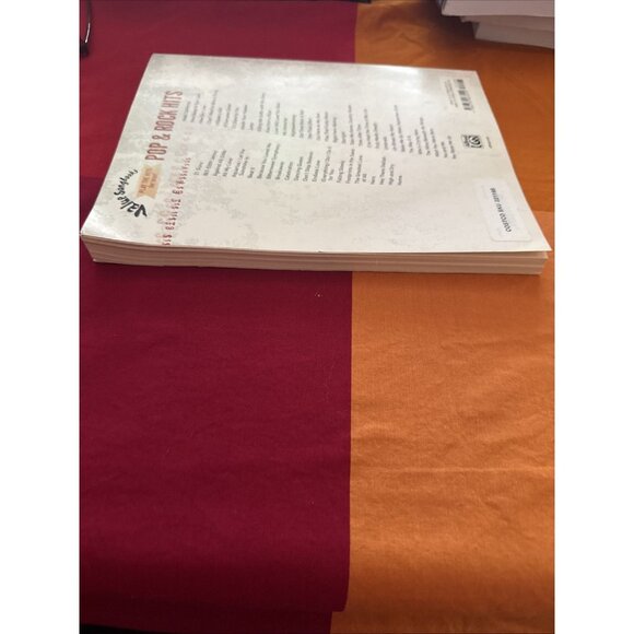 Pop & Rock Hits Value Songbooks Series Piano Vocal Chords Sheet music. Vtg New! - Picture 7 of 7